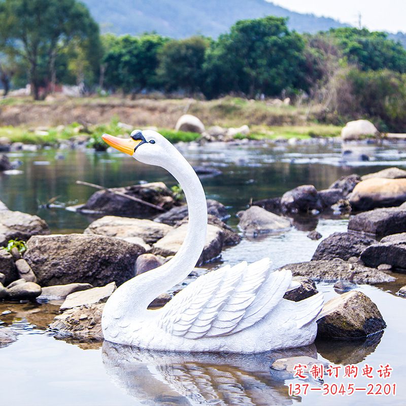 益阳臻选天鹅雕塑,给你绝美的家庭美学