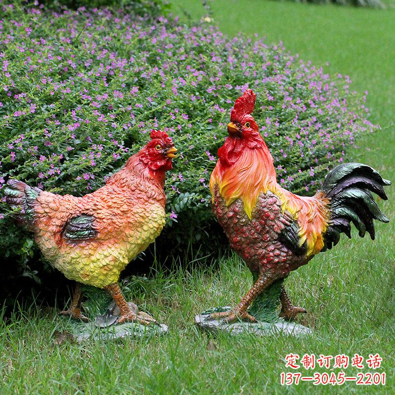 益阳典雅公鸡雕塑