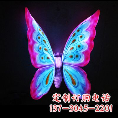 益阳完美粉色蝴蝶雕塑