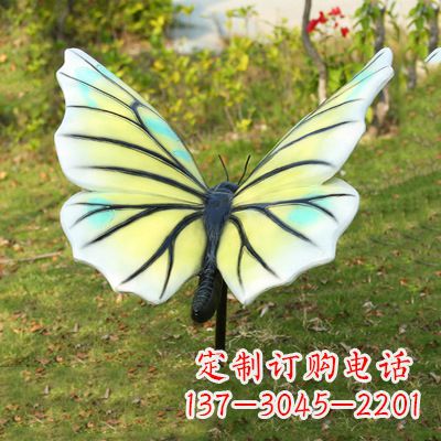 益阳色彩丰富的仿真蝴蝶雕塑