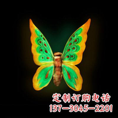 益阳仿真蝴蝶_小号绿色发光款37x48x20
