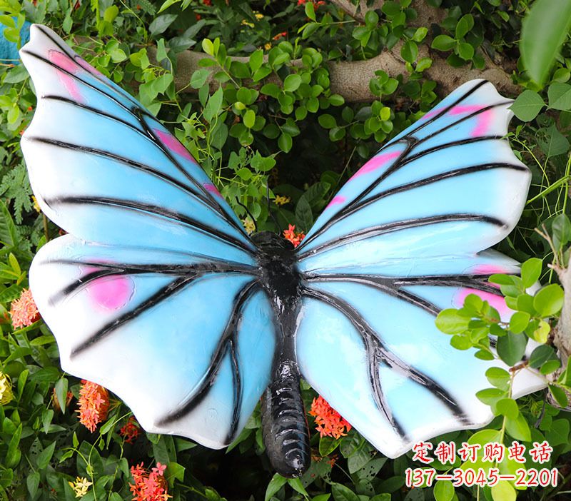 益阳魔法般的蝴蝶花园雕塑