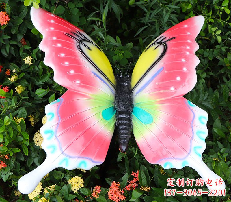 益阳豪华蝴蝶彩绘树脂雕塑