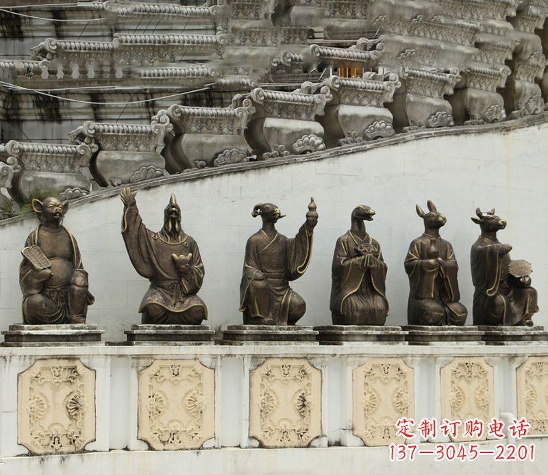 益阳十二生肖铜雕塑定制