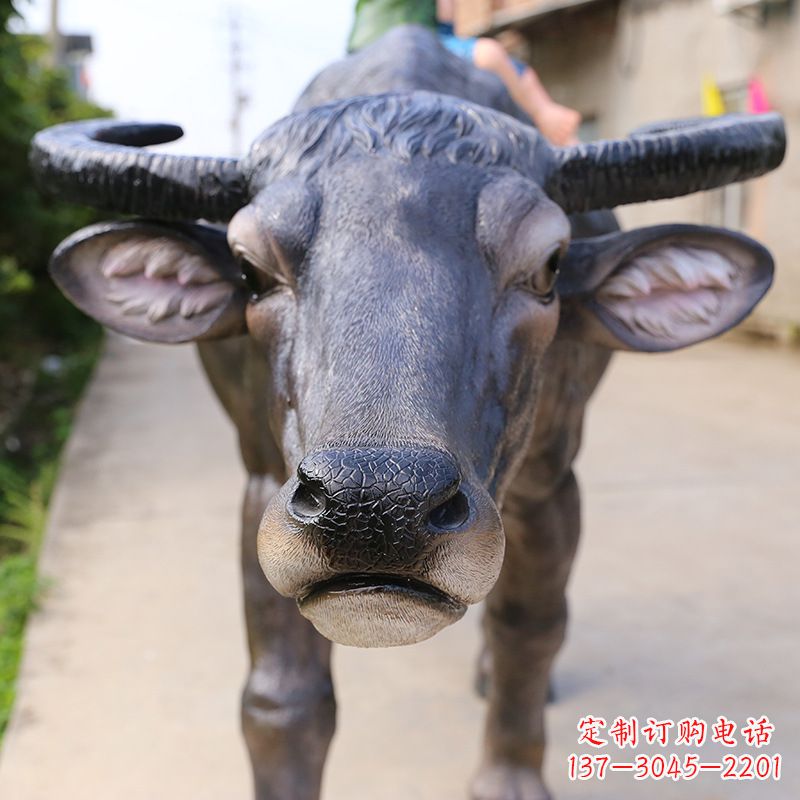 益阳精美水牛雕塑