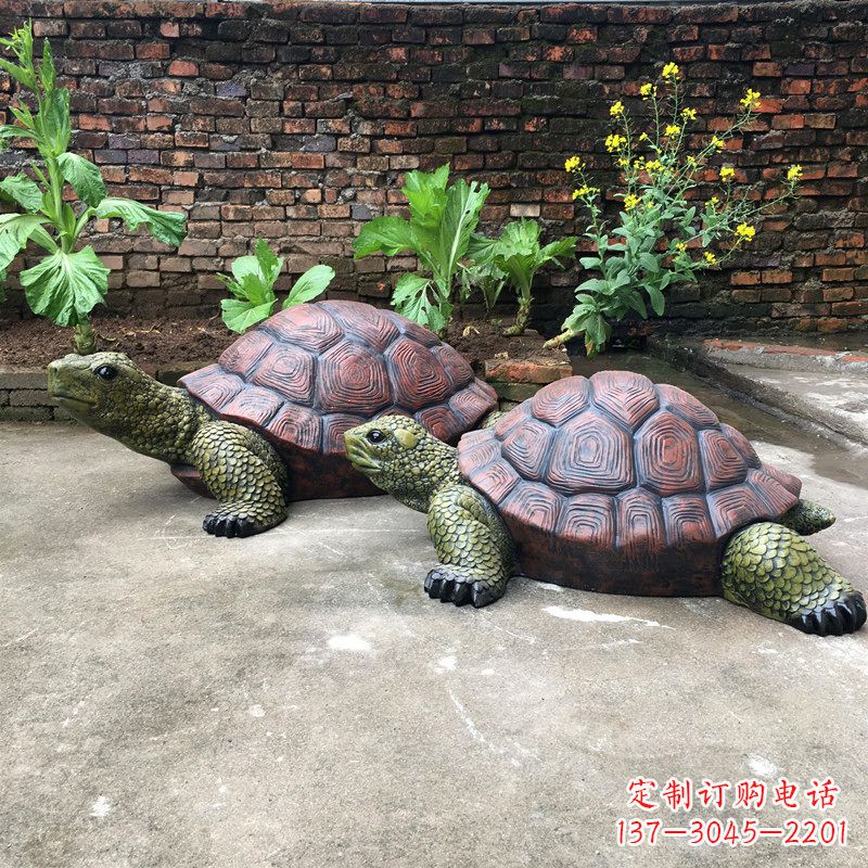 益阳精致细腻的乌龟雕塑