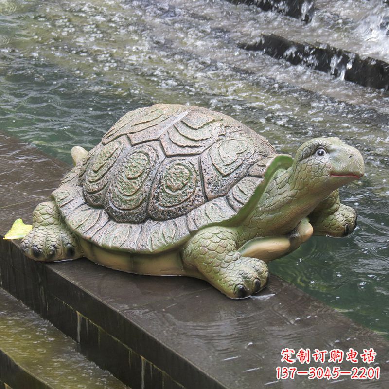 益阳仿真乌龟-园林水景动物雕塑摆件