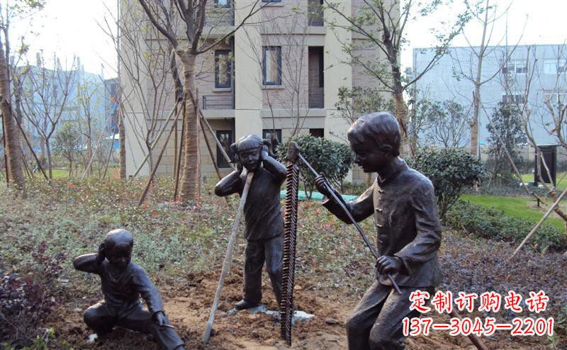 益阳中领雕塑 | 为儿童景观带来美好的铜雕塑