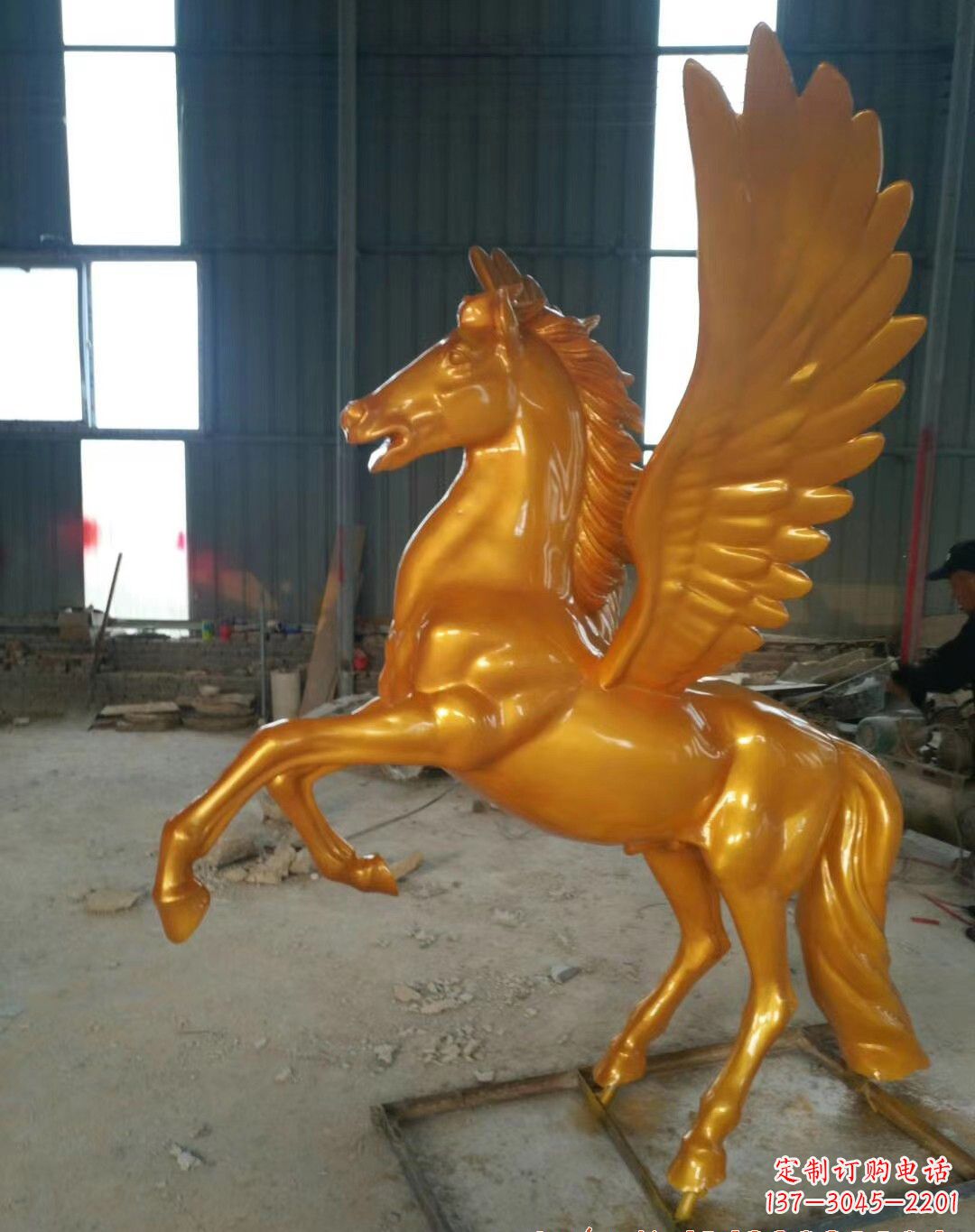 益阳飞马铜雕——精美的马雕塑