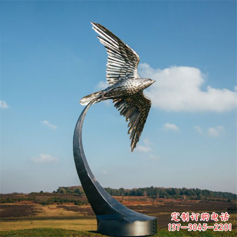 益阳不锈钢老鹰雕塑