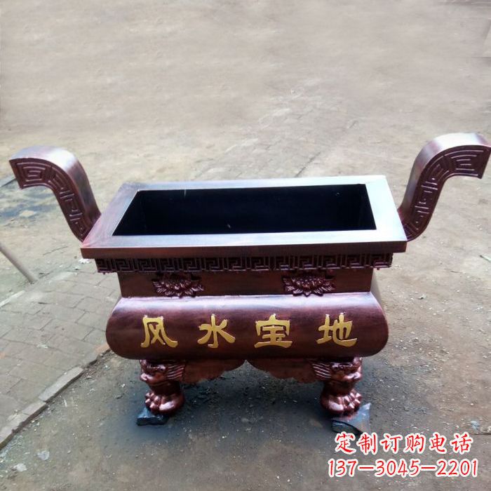 益阳精美香炉铜雕