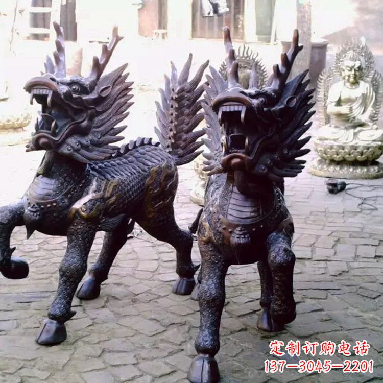 益阳麒麟雕塑——标志着繁荣与和谐的象征