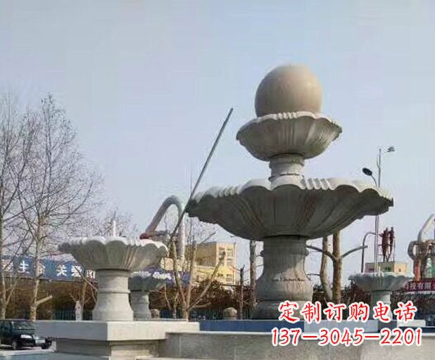 益阳风水球大型喷泉石雕
