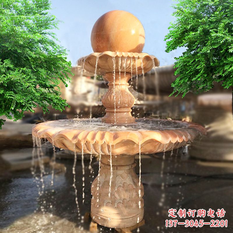 益阳精致别致的风水球雕塑