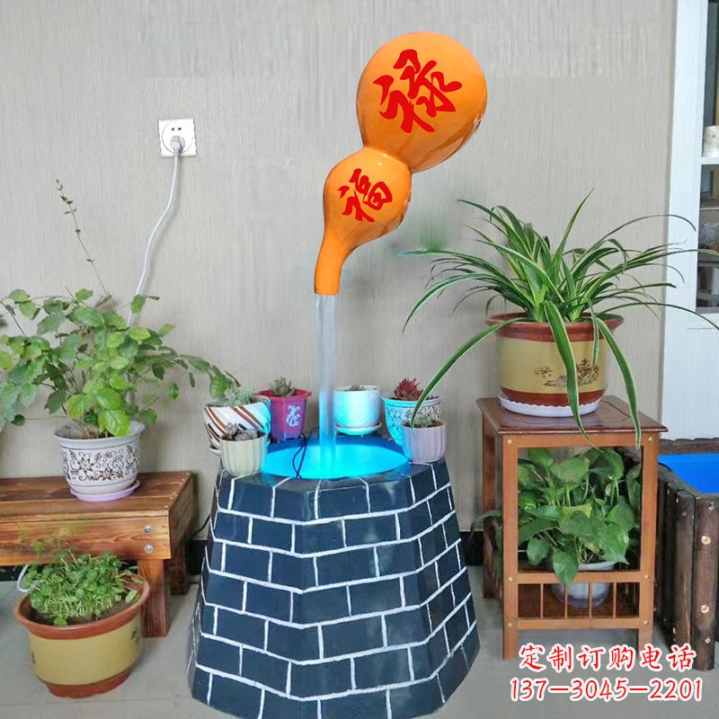益阳福禄葫芦艺术陶瓷雕塑