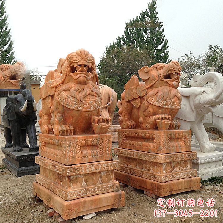 益阳豪华高饱和度貔貅雕塑