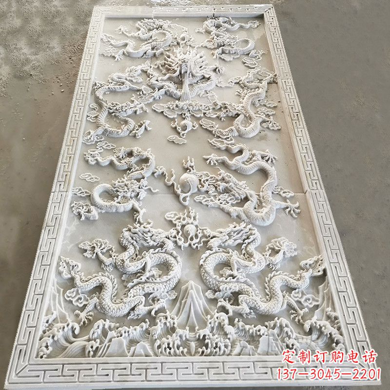 益阳九龙壁装饰高浮雕雕塑