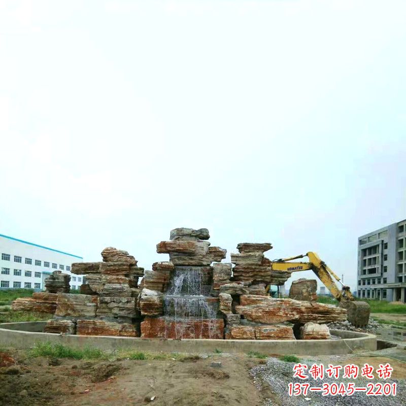 益阳高雅精致的千层石假山雕塑