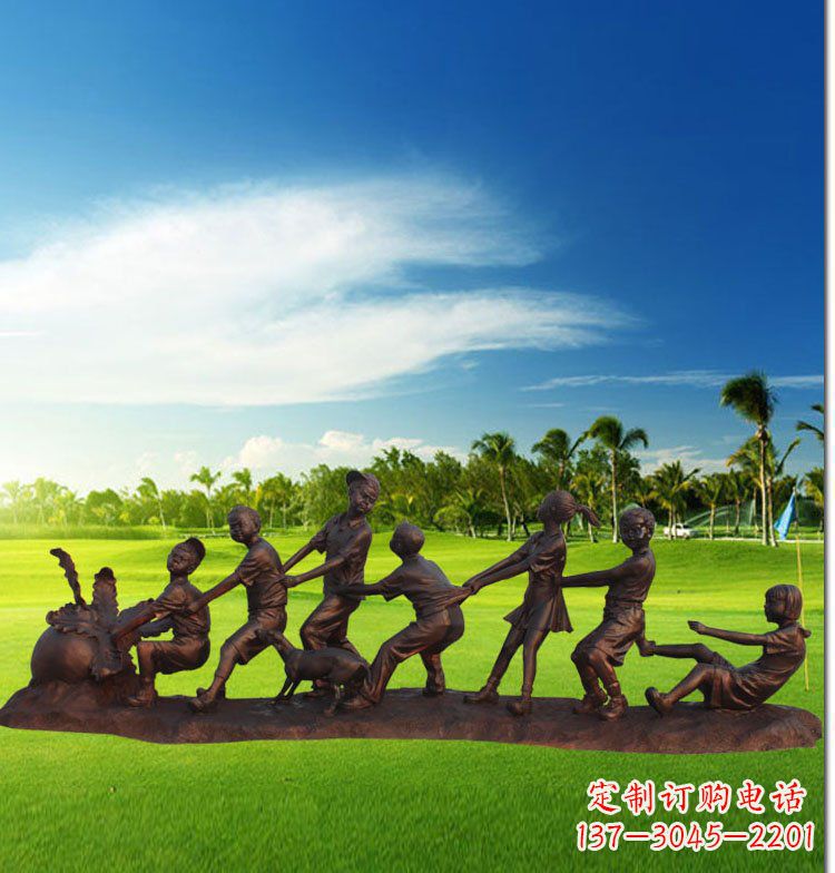 益阳中领雕塑-精美仿铜萝卜雕塑