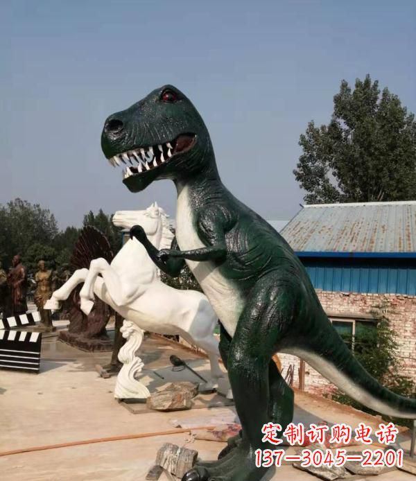益阳玻璃钢仿真恐龙雕塑