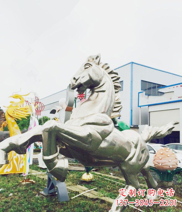 益阳产品名称优雅的不锈钢雕塑——奔马