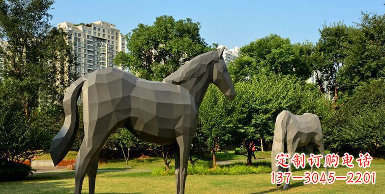 益阳产品名称不锈钢动物抽象雕塑