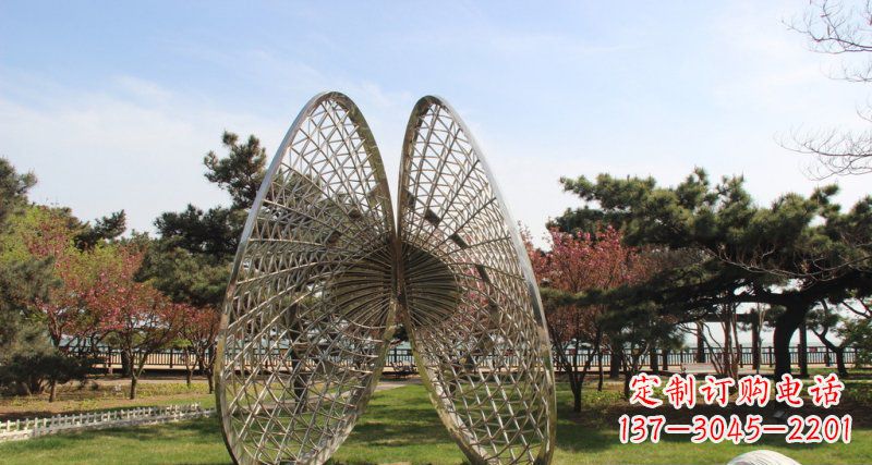 益阳做工细腻的不锈钢抽象雕刻扇贝雕塑