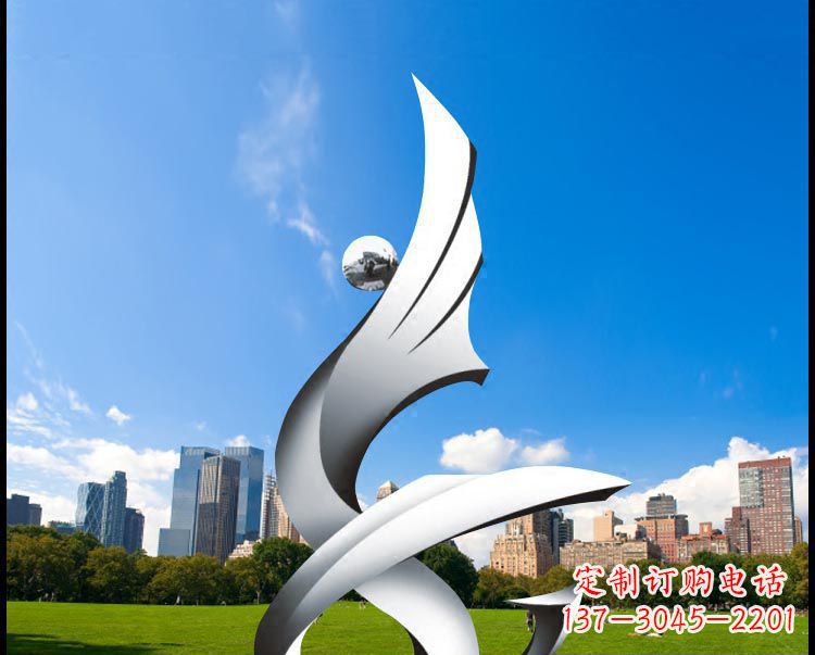 益阳优雅贵族不锈钢凤凰雕塑