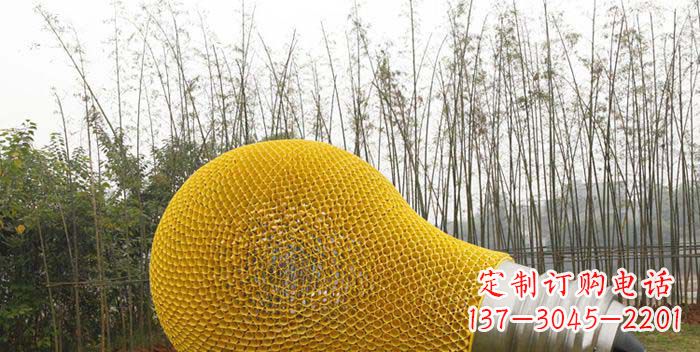 益阳大型不锈钢灯泡雕塑
