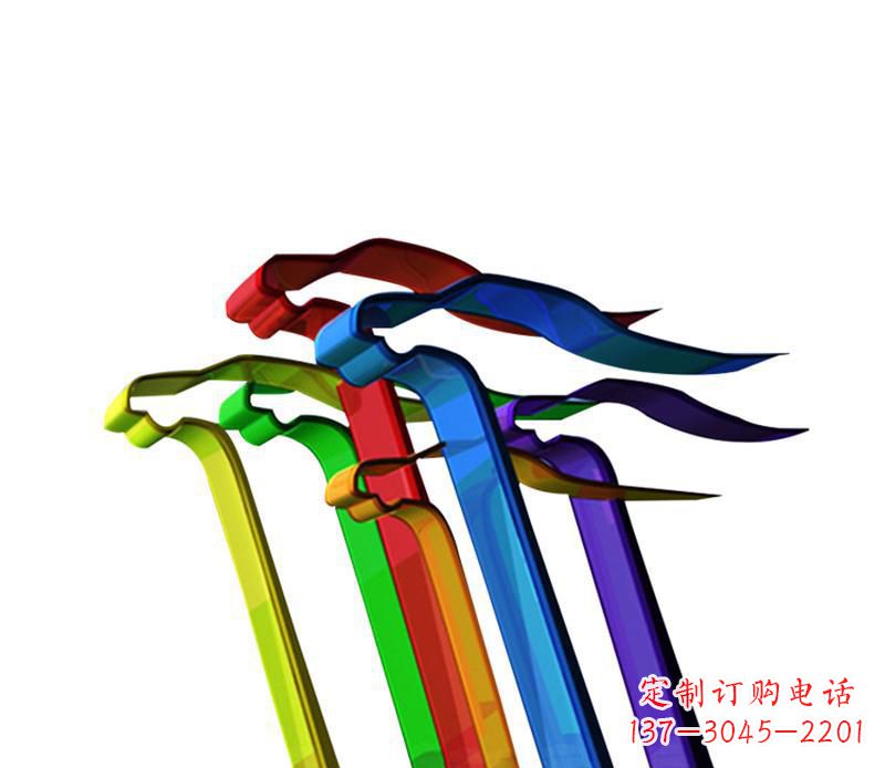 益阳欣赏性强的不锈钢飞翔飘带景观雕塑