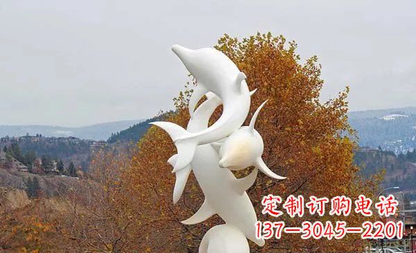 益阳山东中领雕塑海豚雕塑让自然之美悠然而生
