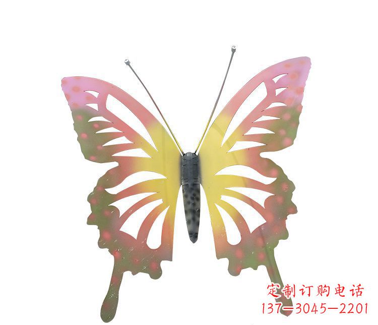 益阳梦幻缤纷不锈钢蝴蝶摆件雕塑