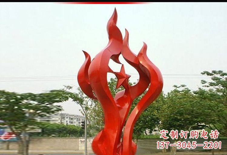 益阳 不锈钢火炬雕塑-美轮美奂