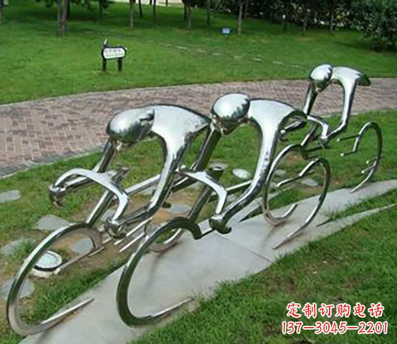 益阳西安中领雕塑——骑行出美好,独自发现!