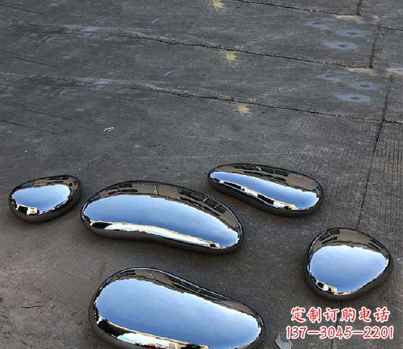 益阳不锈钢水滴景观雕塑美轮美奂,营造自然灵动