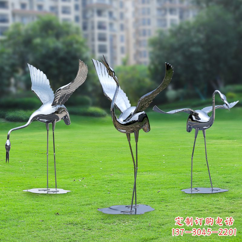 益阳仙鹤摆件雕塑彰显传统文化之美