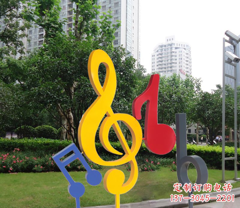 益阳不锈钢音符雕塑-引领您的心情旋律