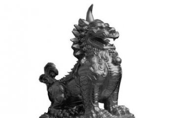 益阳独角兽铜雕塑，精美细腻传统工艺