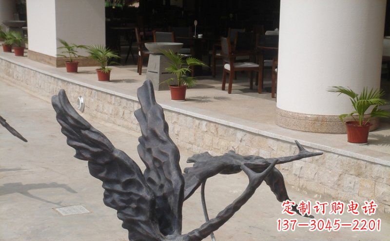 益阳中领雕塑精美大雁铜雕