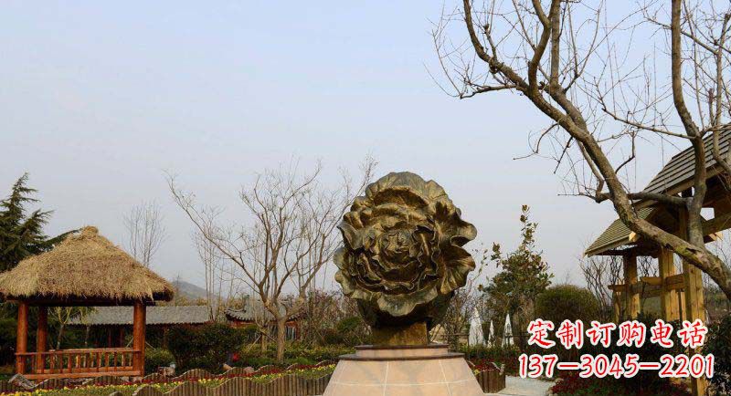 益阳公园大白菜景观铜雕