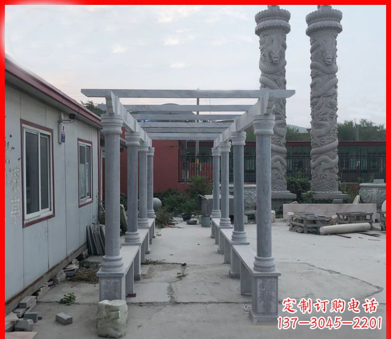 益阳公园大理石石雕长廊 (3)