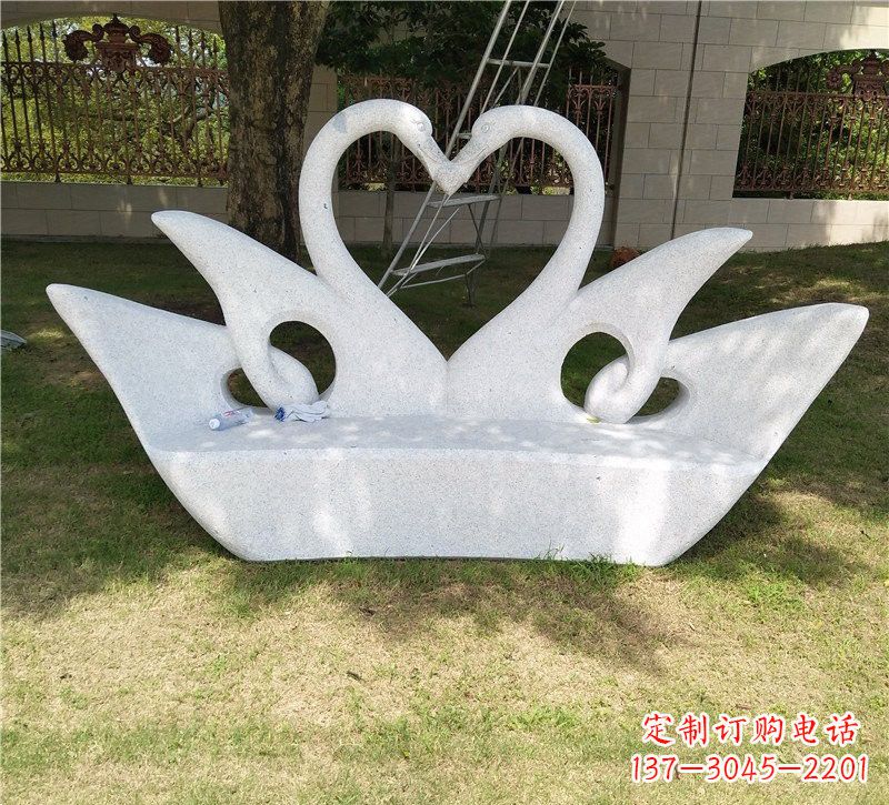 益阳精美大理石天鹅雕塑