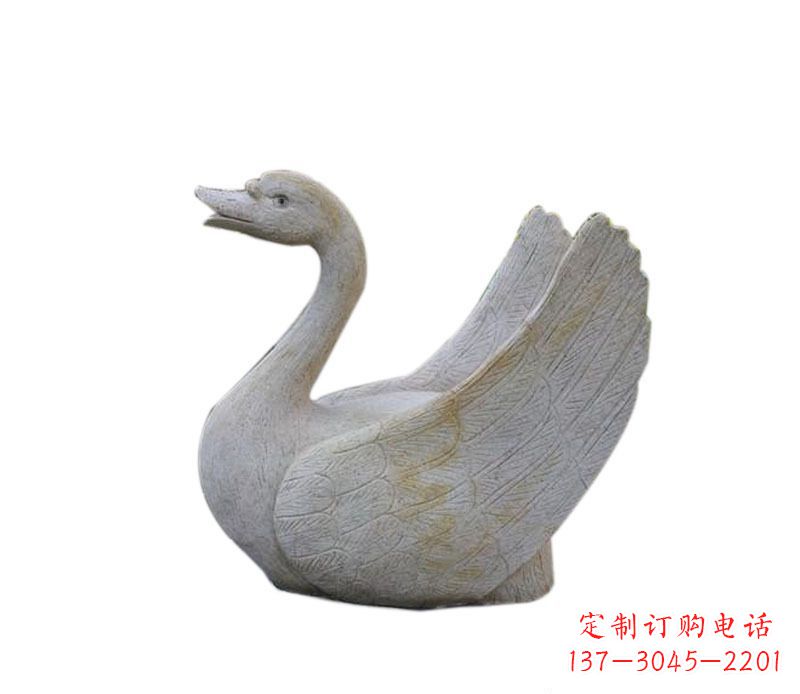 益阳中领雕塑 | 天鹅石雕景观喷泉