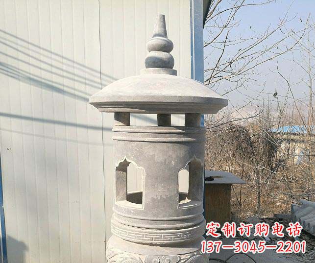益阳精美公园大理石石灯雕塑