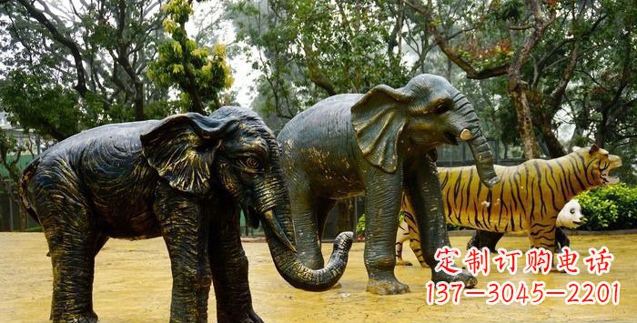 益阳大象雕塑铜雕