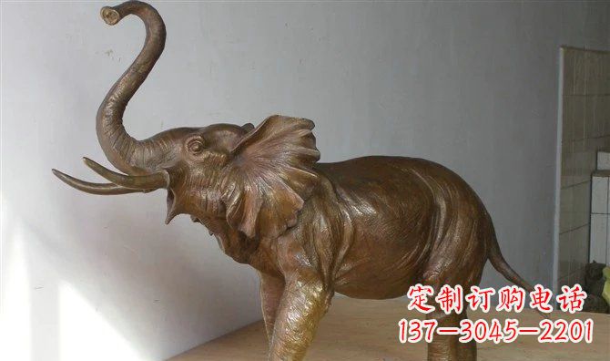 益阳优雅大象招财铜雕