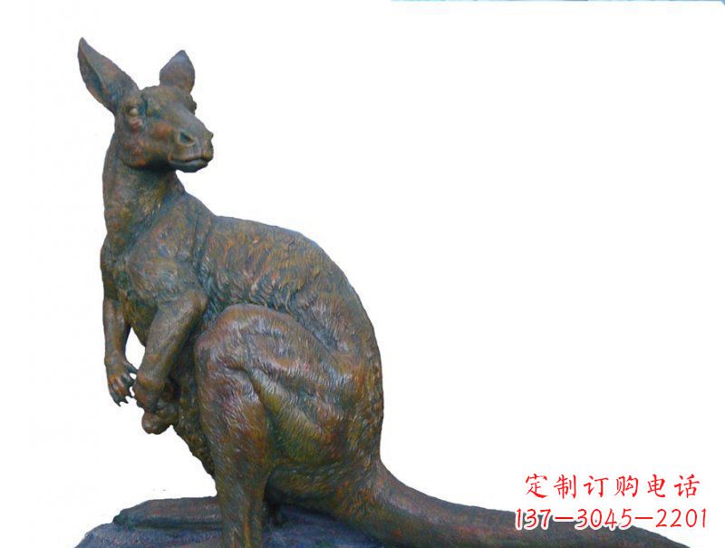 益阳精致工艺铜袋鼠雕塑