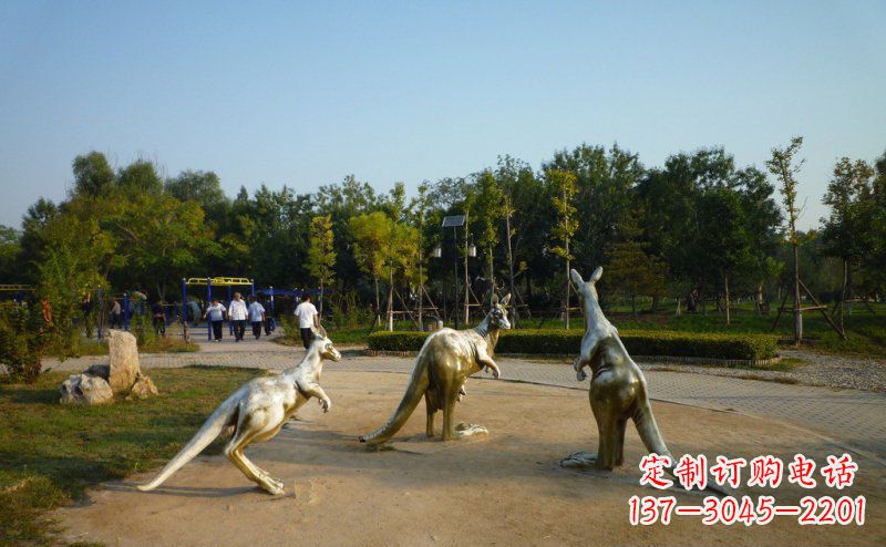 益阳高质量袋鼠铜雕