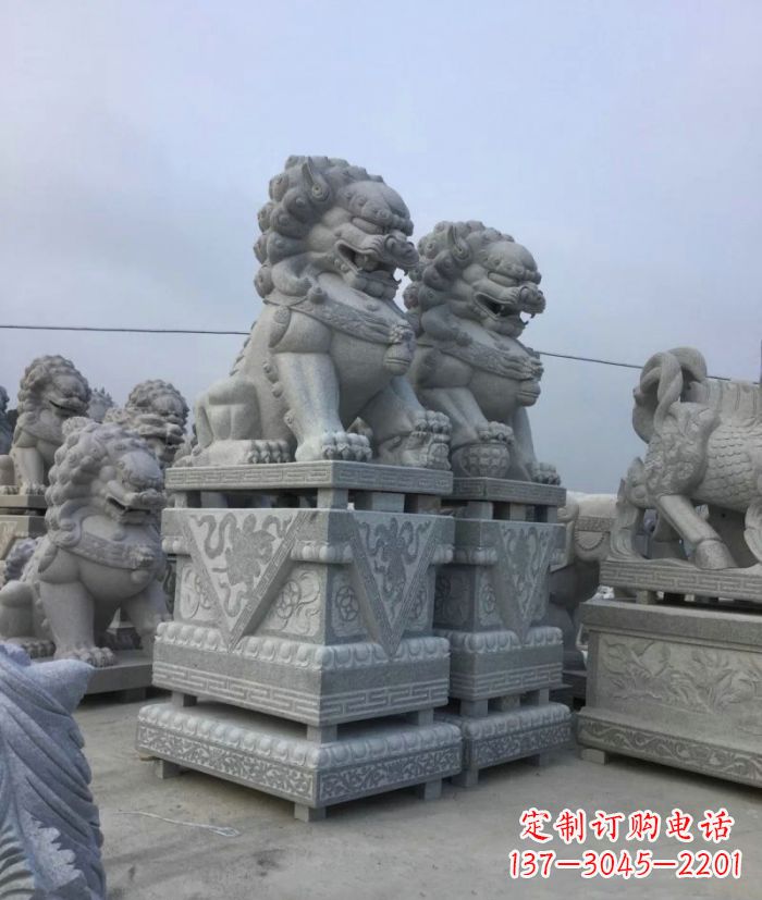 益阳大理石狮子石雕