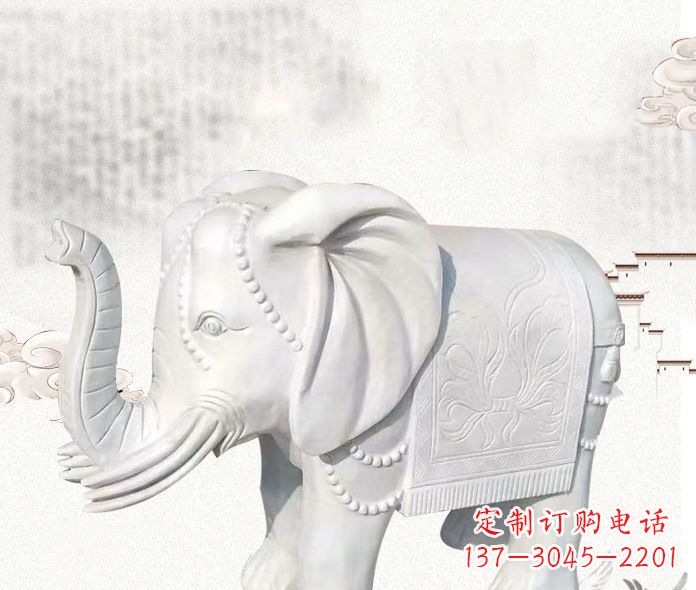 益阳大象雕塑——十分优雅的艺术品